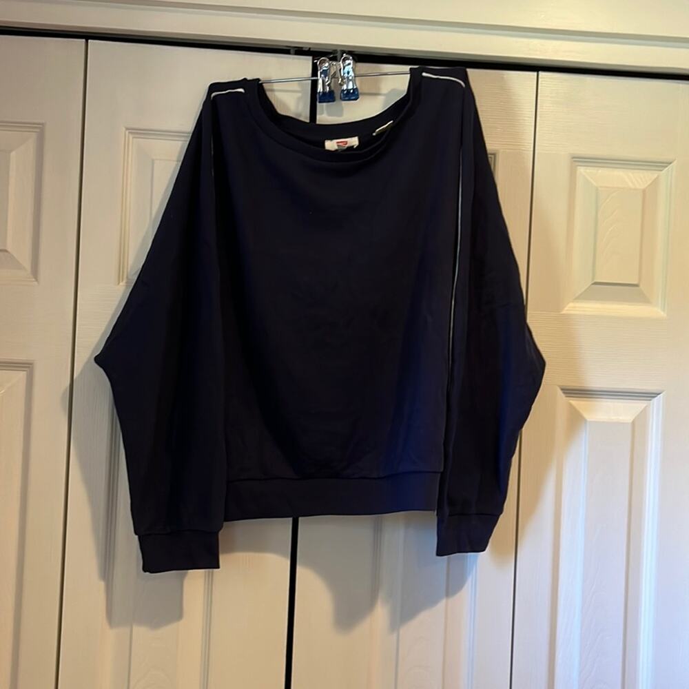 Levi’s Sweatshirt Navy Blue White 1X
